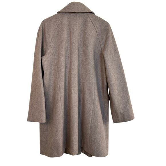 London Fog Wool Blend Pea Coat Size Large Buttons Closure mid-length cut - Picture 2 of 12